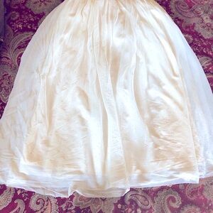 White tule sparkle skirt